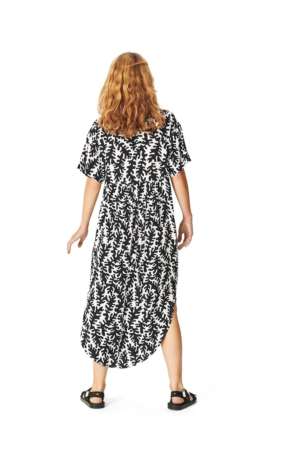 Bitte Kai Rand Graphic Leaves Long Dress