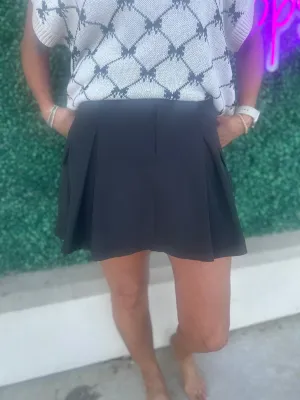 Black Skort