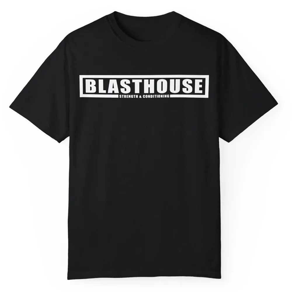 BLASTHOUSE STRENGTH & CONDITIONING T-SHIRT - BLACK