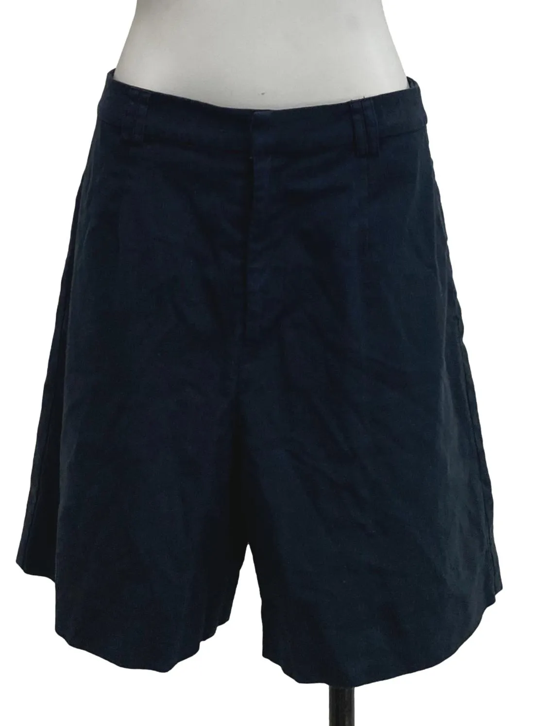 Blue High Waisted Shorts OSN
