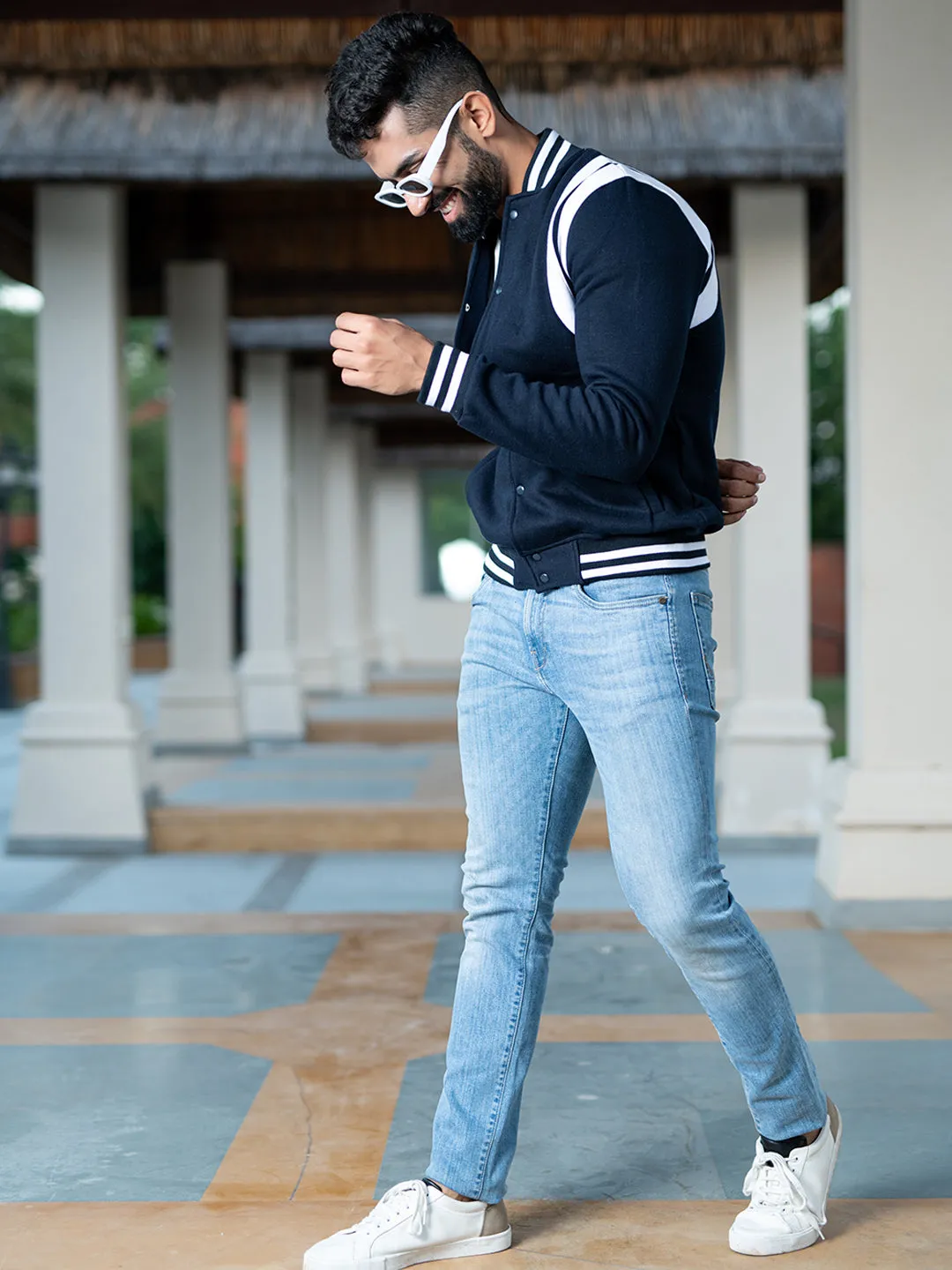 Blue Varsity Jacket