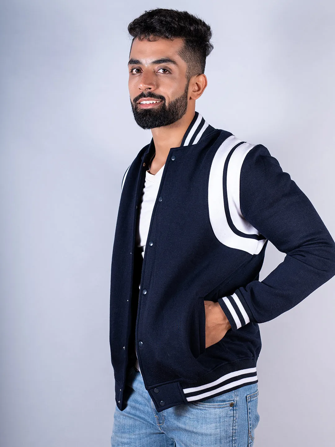 Blue Varsity Jacket