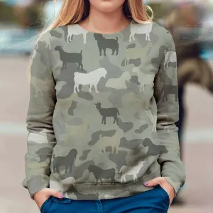 Boer Goat - Camo - Premium Sweatshirt