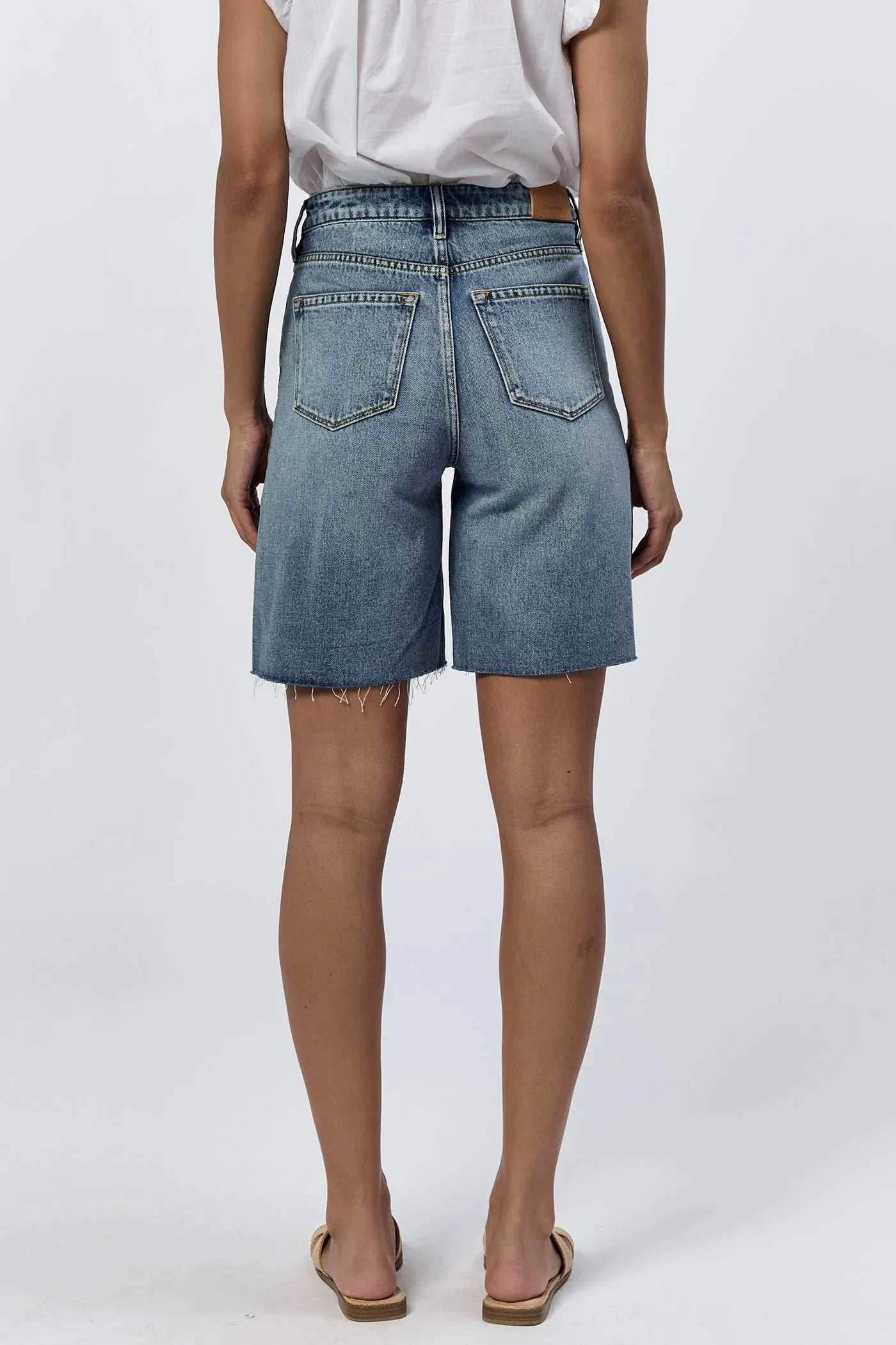 Boyfriend Denim Shorts