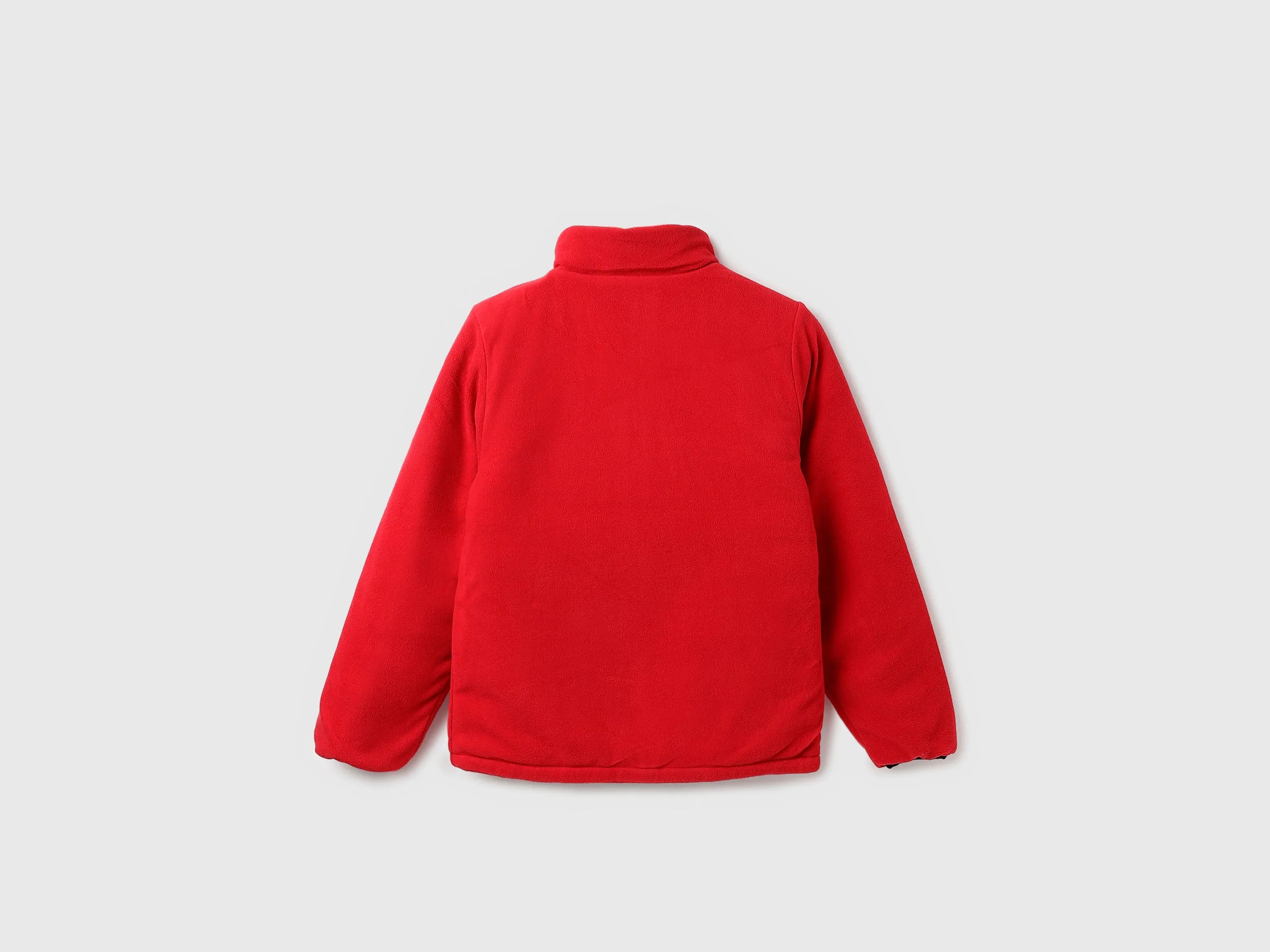 Boy's Regular Fit Full Sleeves Reversible Jacket