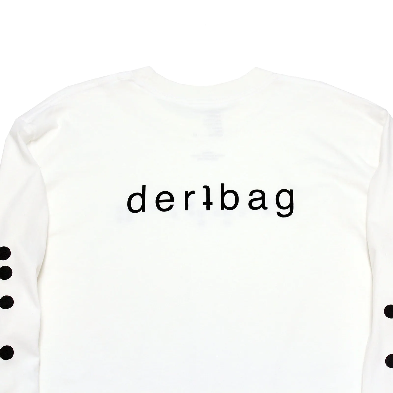 Braille Logo Longsleeve T-Shirt (White)