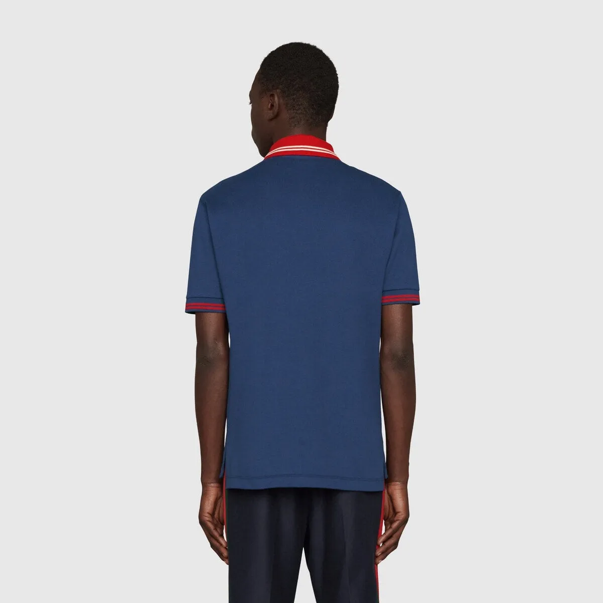 Branded  Piquet Polo with Interlocking G T-shirt