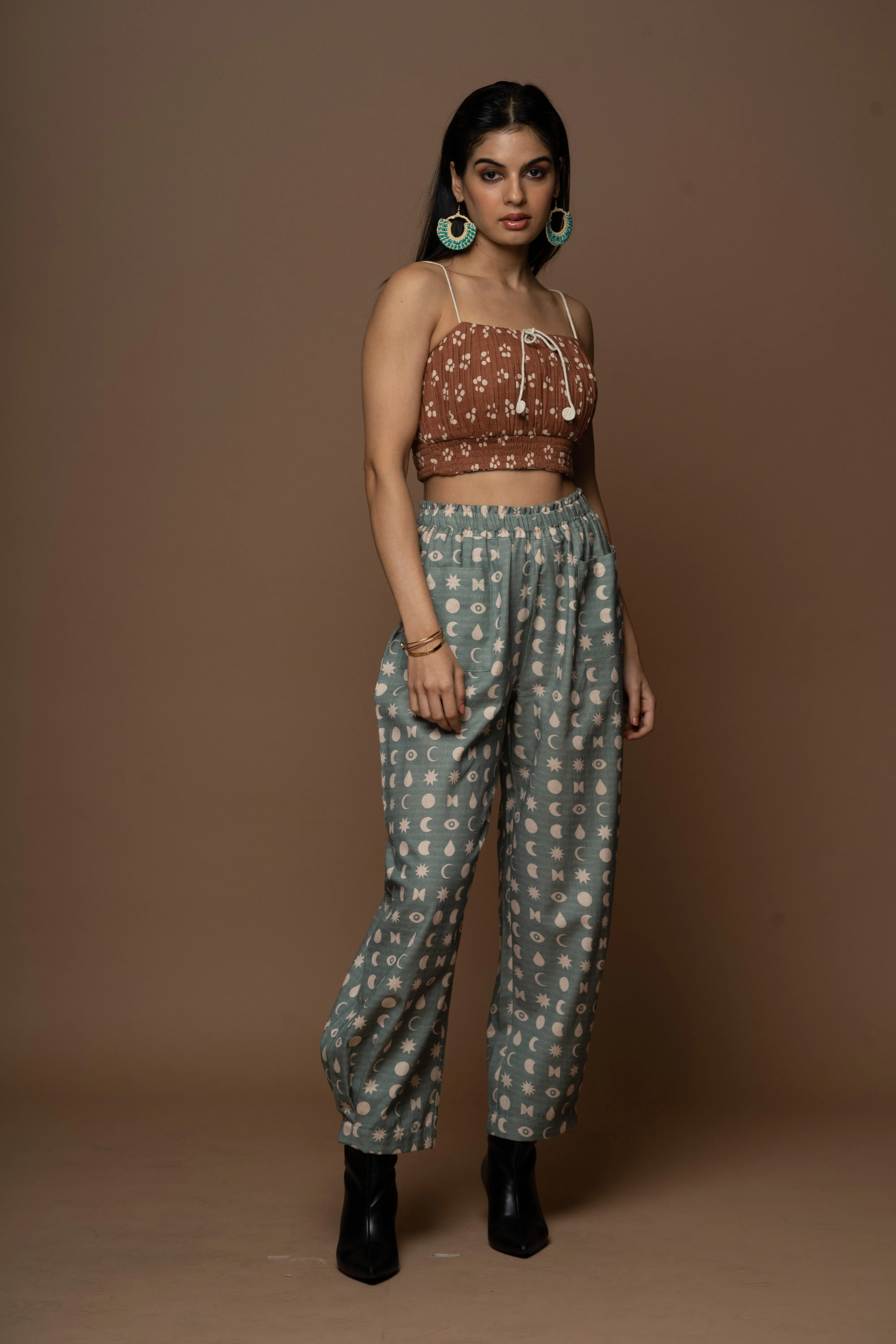 Brown Reversible Stringed Beauty Bralette