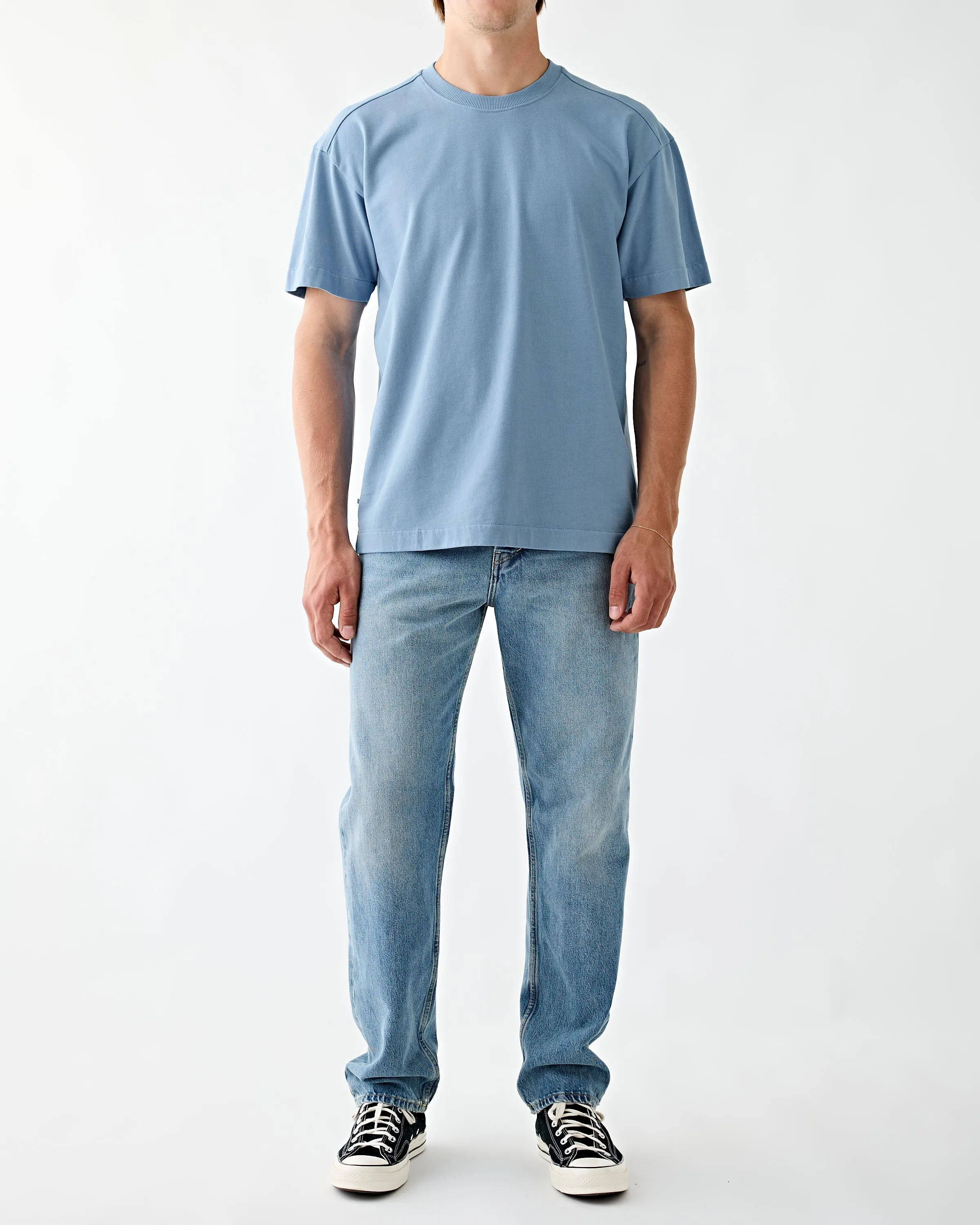 Bruce T-Shirt Vintage Blue