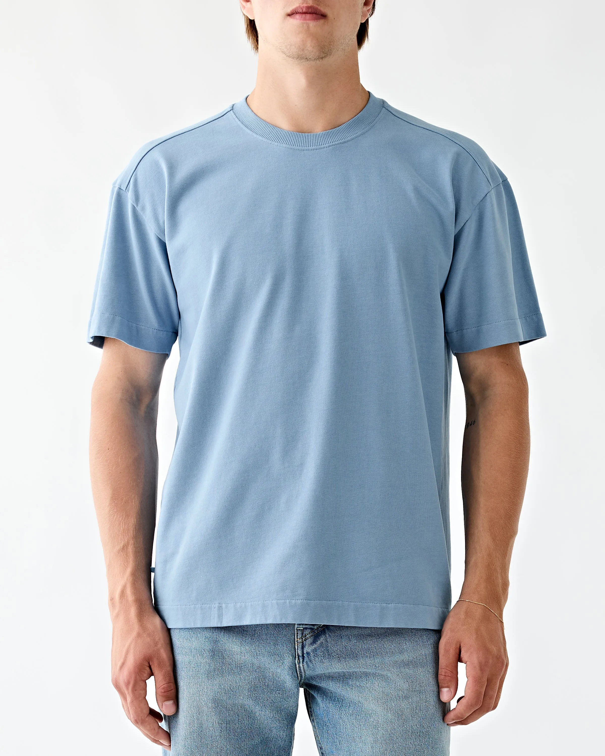 Bruce T-Shirt Vintage Blue