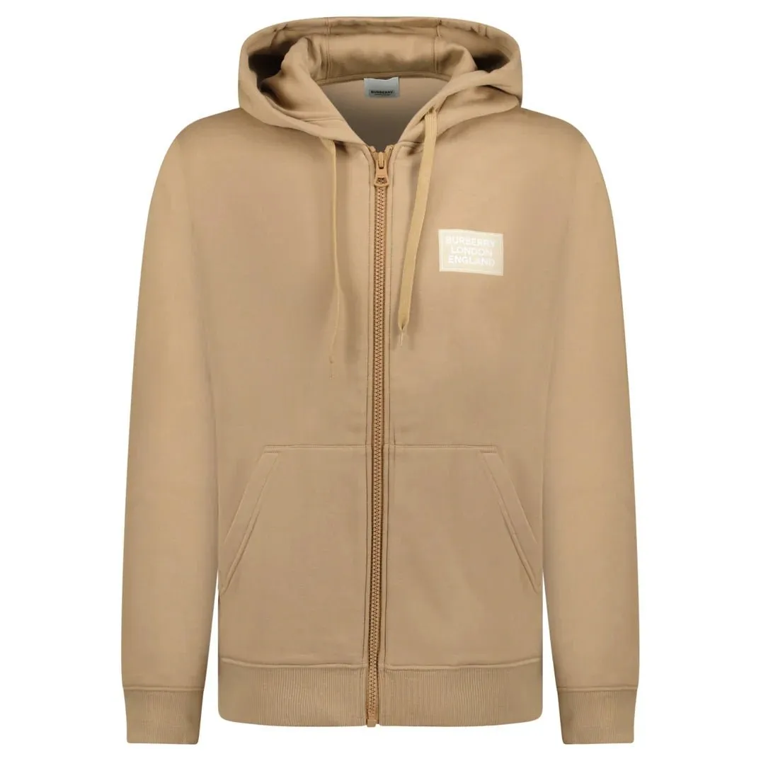 BURBERRY HOVE LOGO HOODIE BEIGE