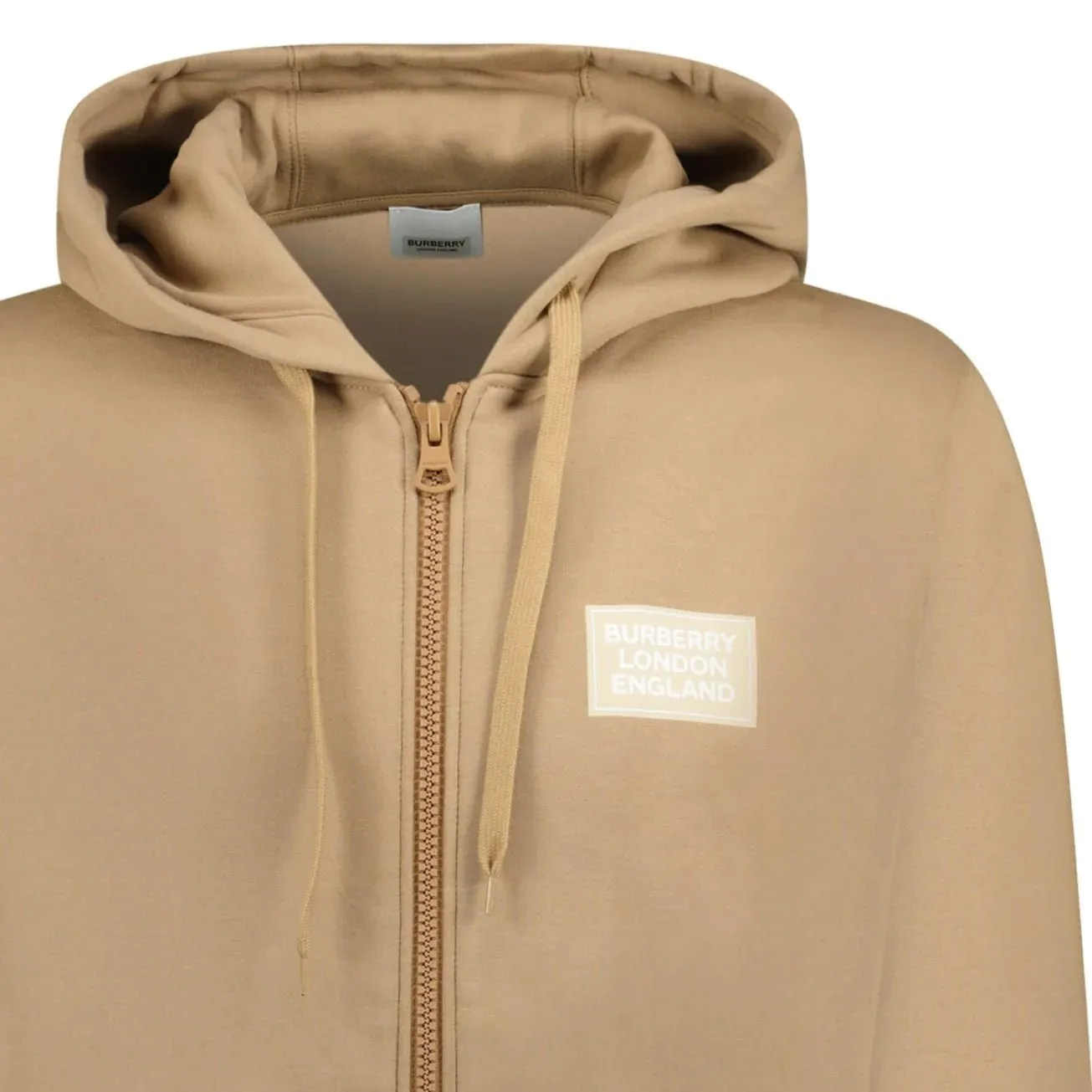 BURBERRY HOVE LOGO HOODIE BEIGE