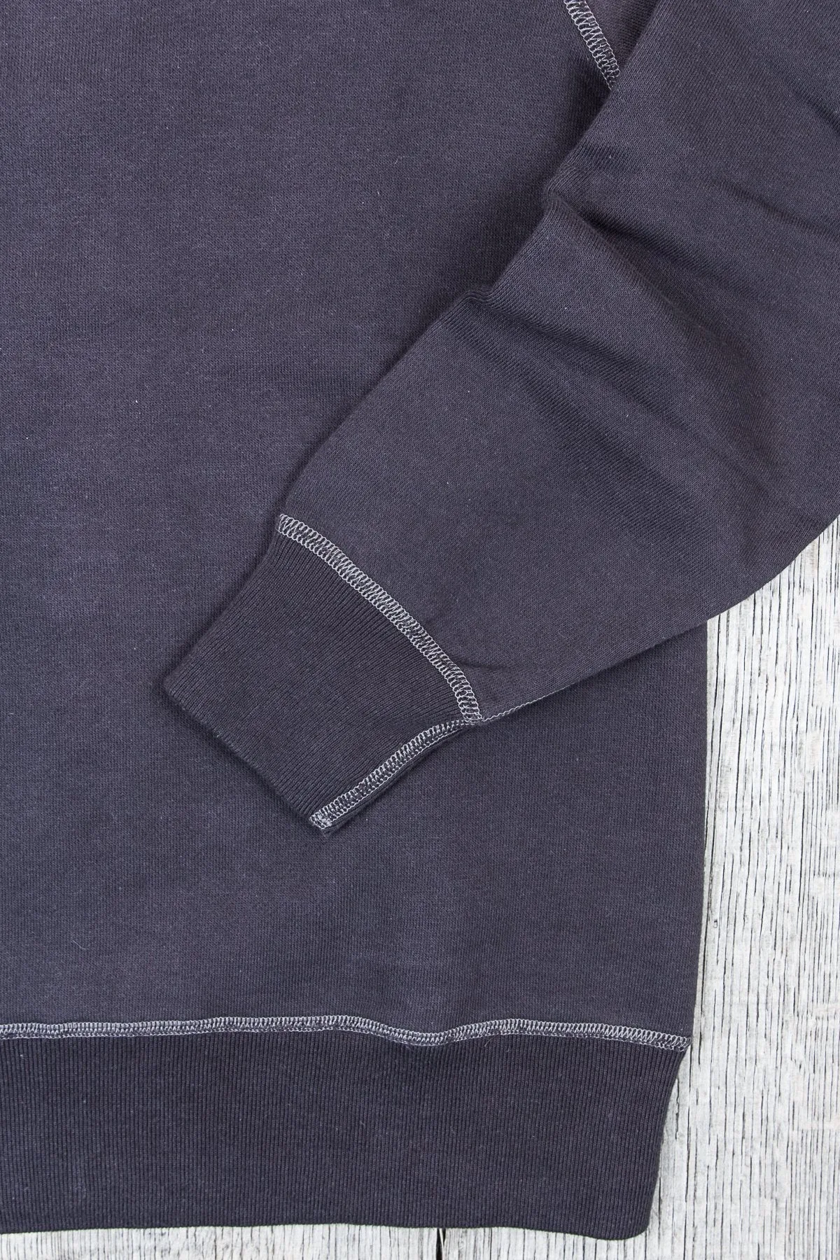 Buzz Rickson's Loopwheel Sweatshirt 4-Needle Black BR65622