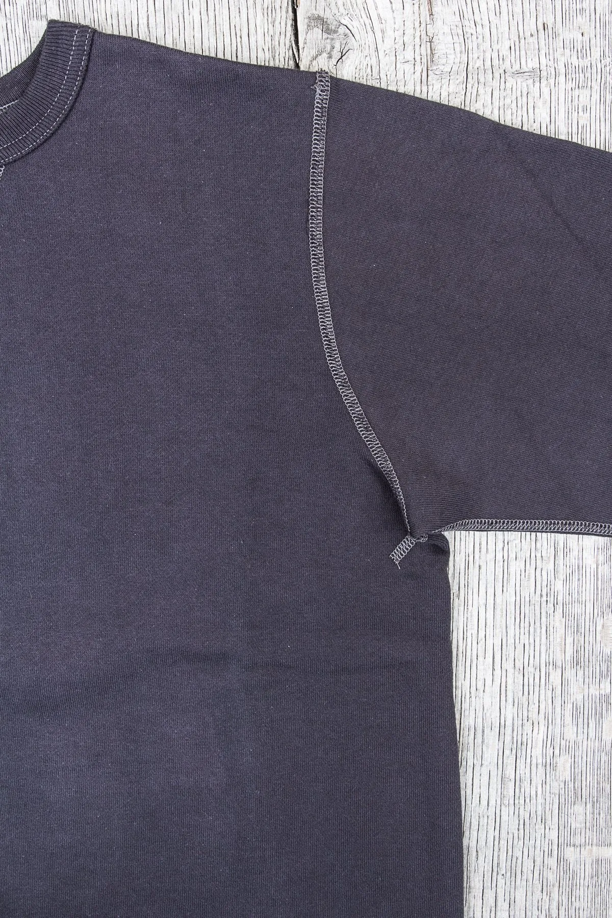 Buzz Rickson's Loopwheel Sweatshirt 4-Needle Black BR65622