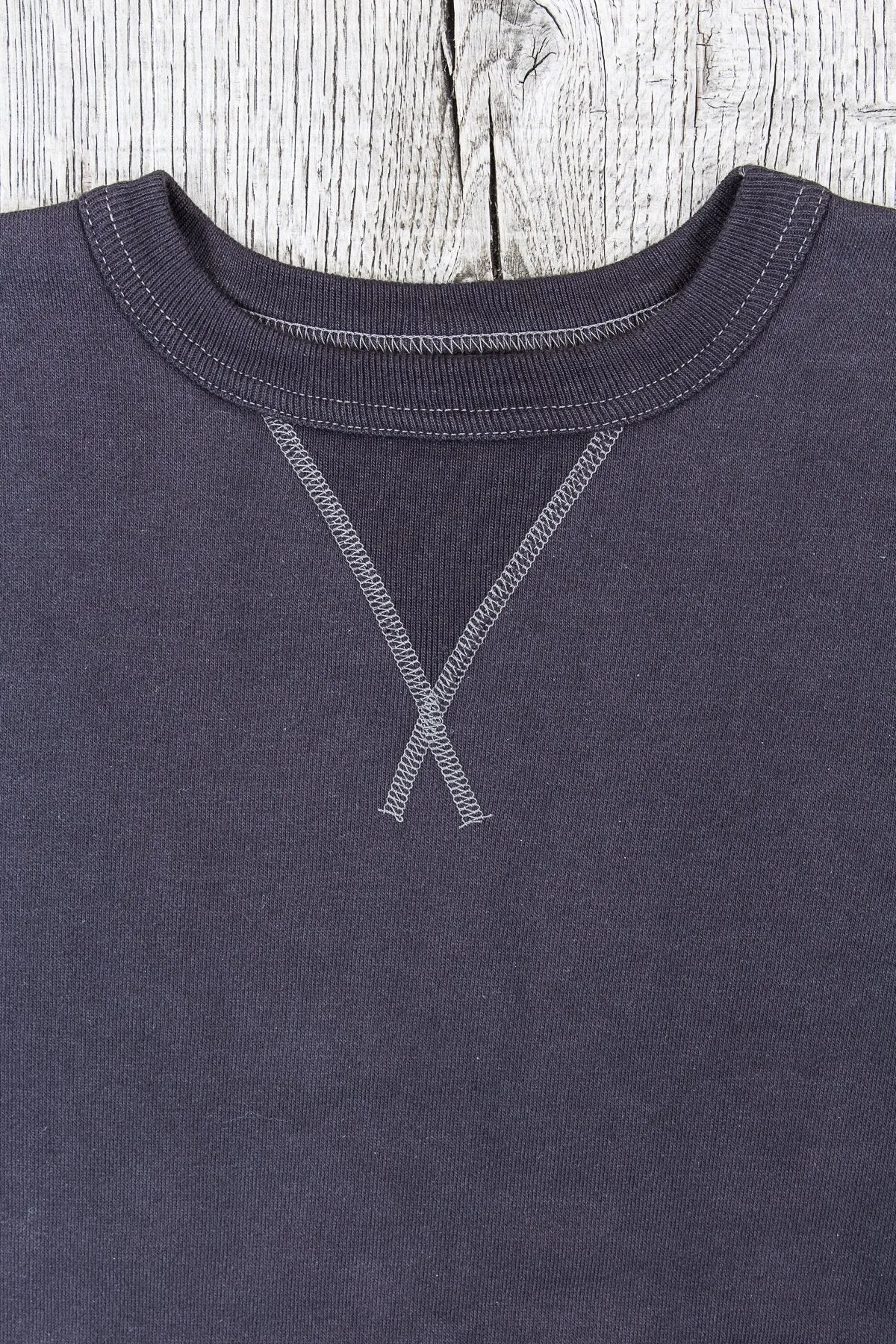 Buzz Rickson's Loopwheel Sweatshirt 4-Needle Black BR65622