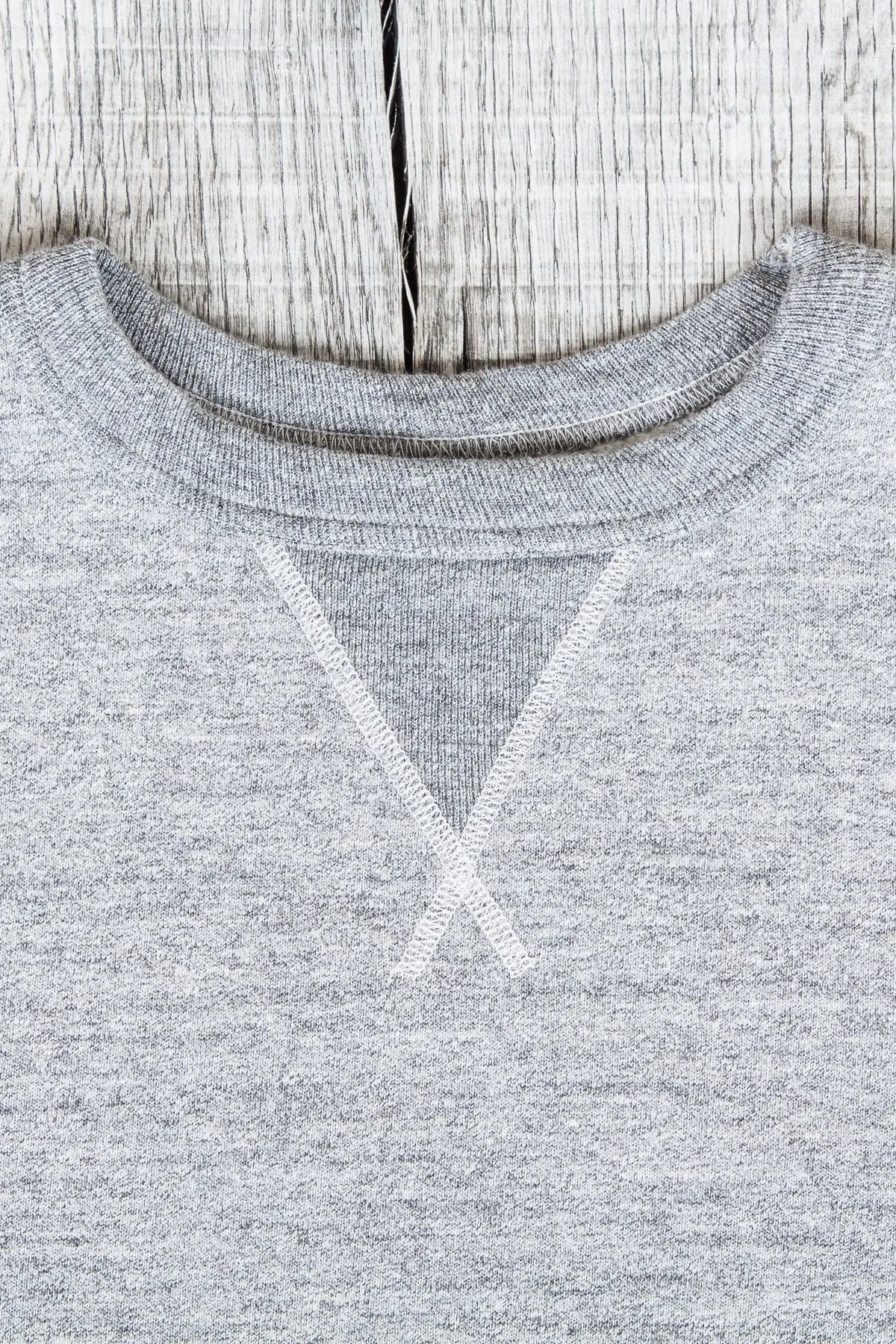 Buzz Rickson's Loopwheel Sweatshirt 4-Needle Grey BR65622