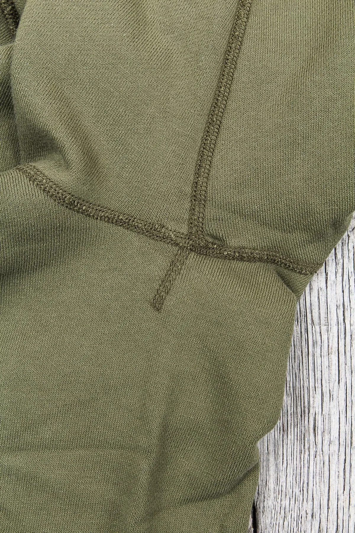 Buzz Rickson's Loopwheel Sweatshirt 4-Needle Olive BR65622