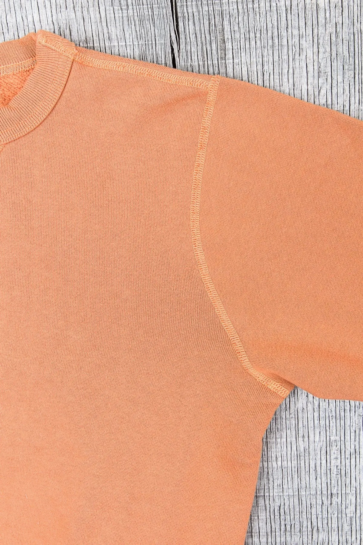 Buzz Rickson's Loopwheel Sweatshirt 4-Needle Orange BR65622