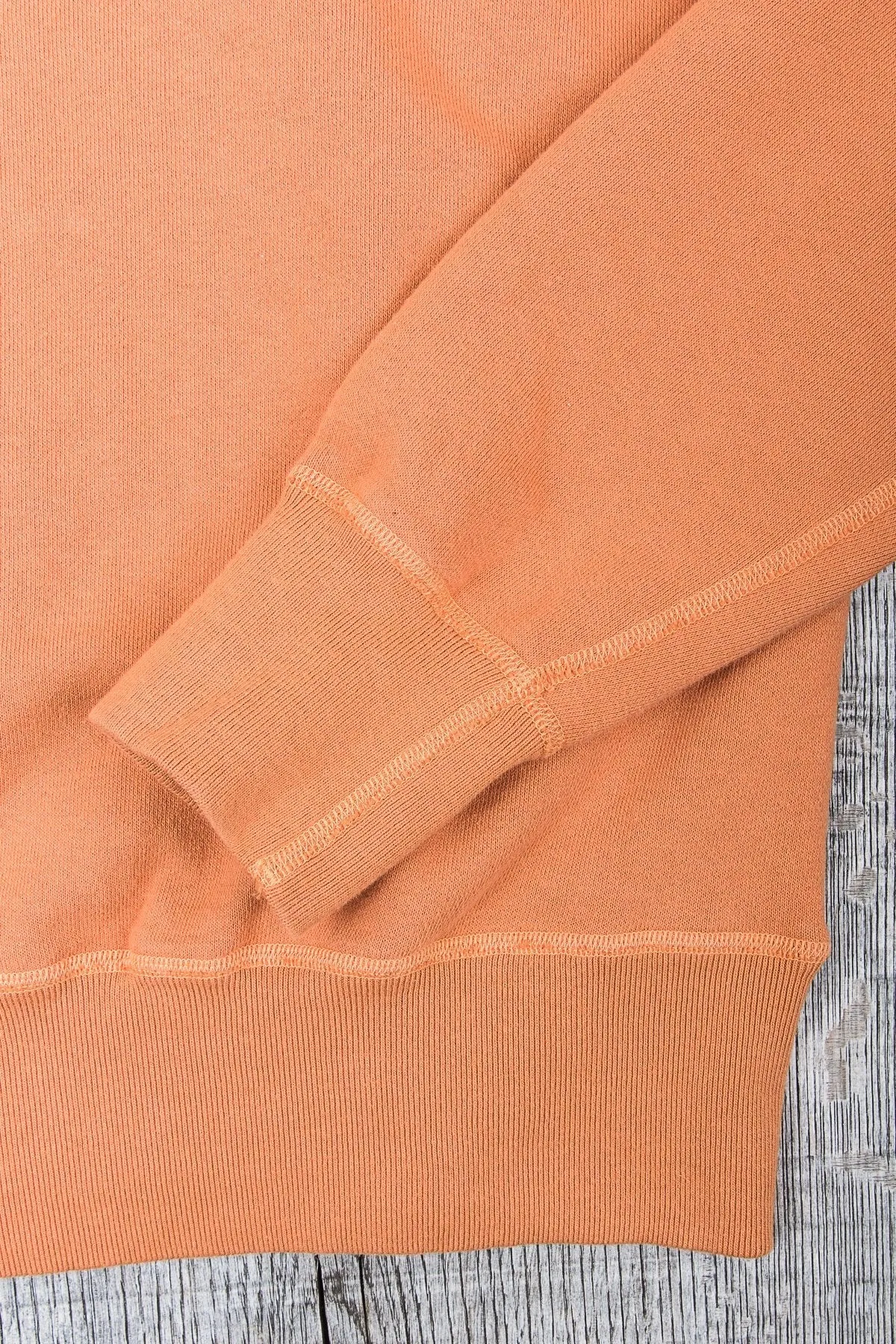 Buzz Rickson's Loopwheel Sweatshirt 4-Needle Orange BR65622