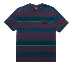 by Parra Fast Food Logo Striped T-Shirt