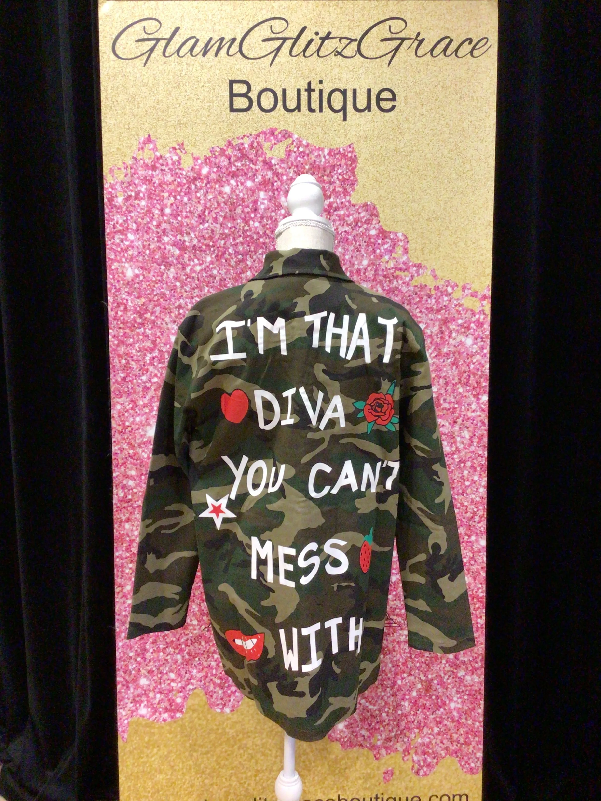 Camouflage Graphic Long Sleeves Dress