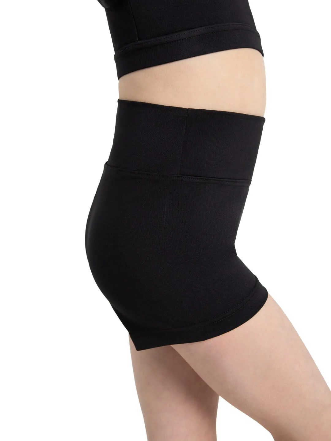 Capezio Team Basics High Waisted Gusset Short Child Tb131C