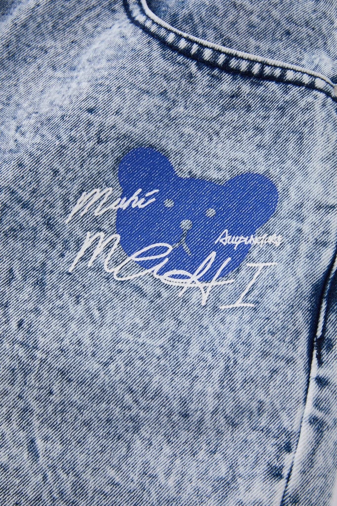 CLUELESS DENIM SHORTS BLUE