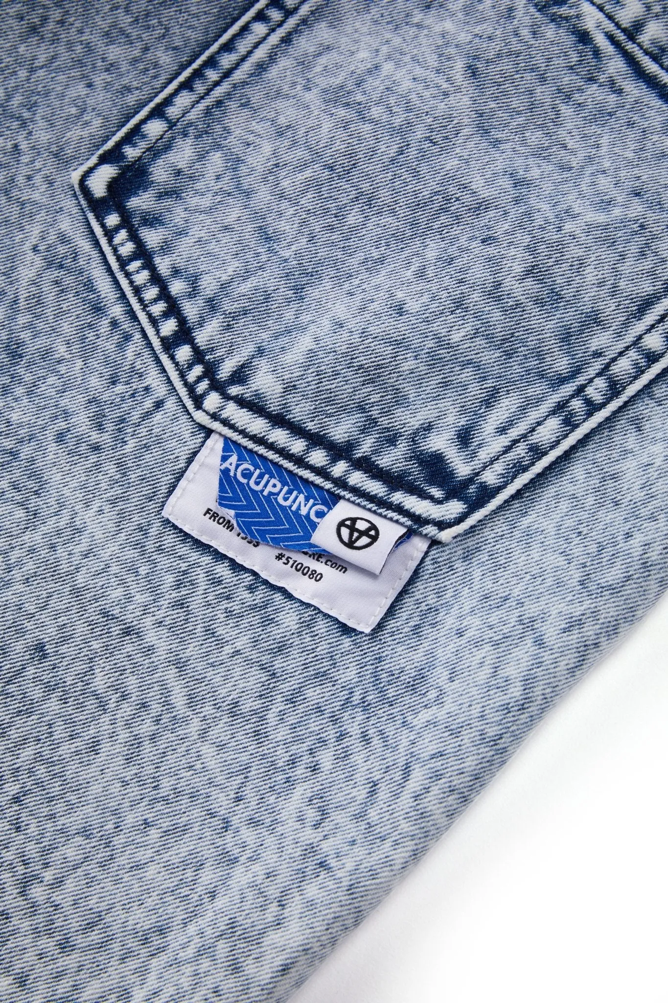 CLUELESS DENIM SHORTS BLUE