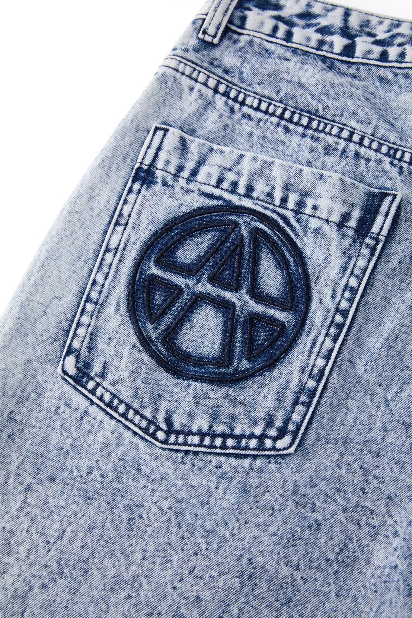 CLUELESS DENIM SHORTS BLUE