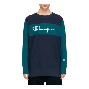 Color Block Crewneck Sweatshir Multi