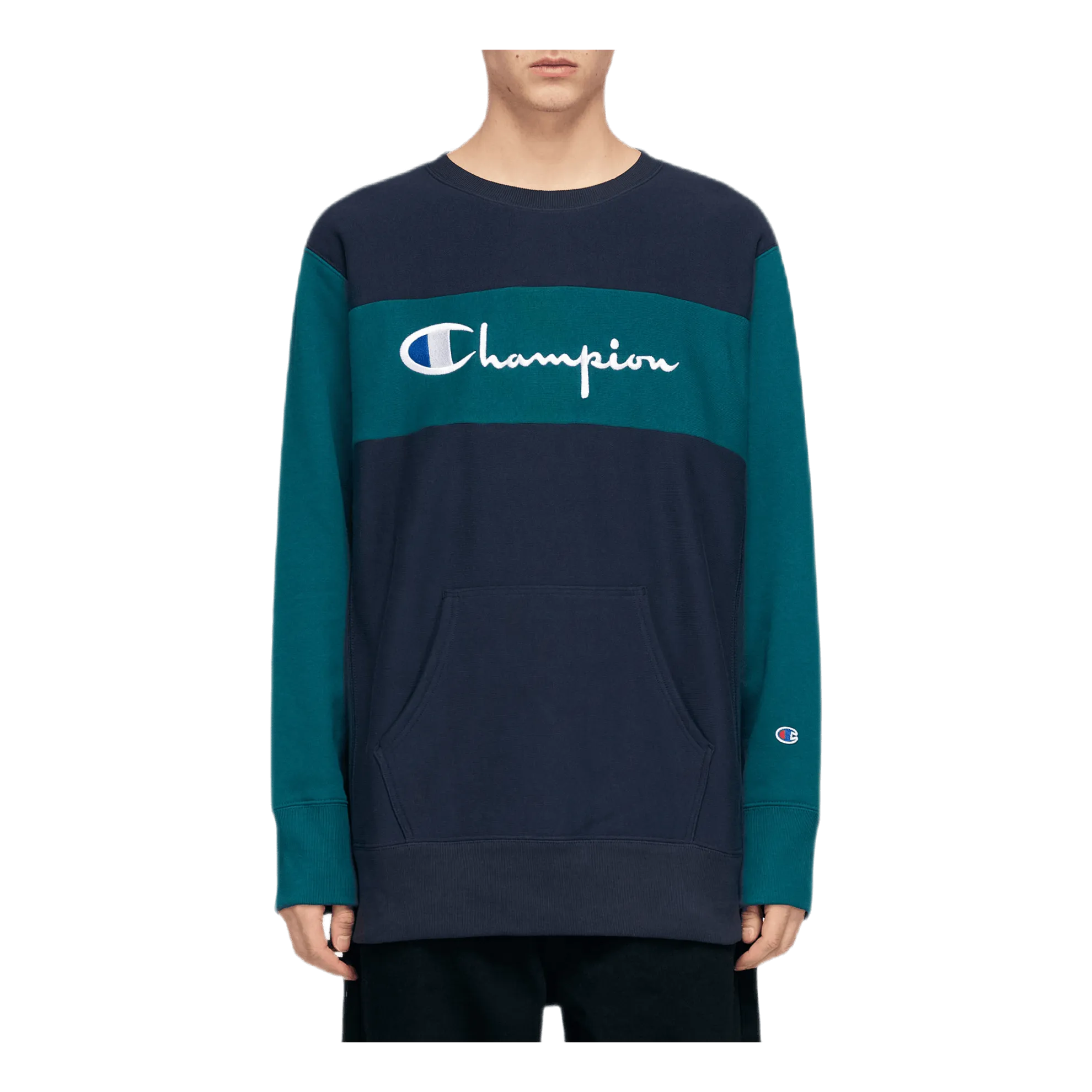 Color Block Crewneck Sweatshir Multi