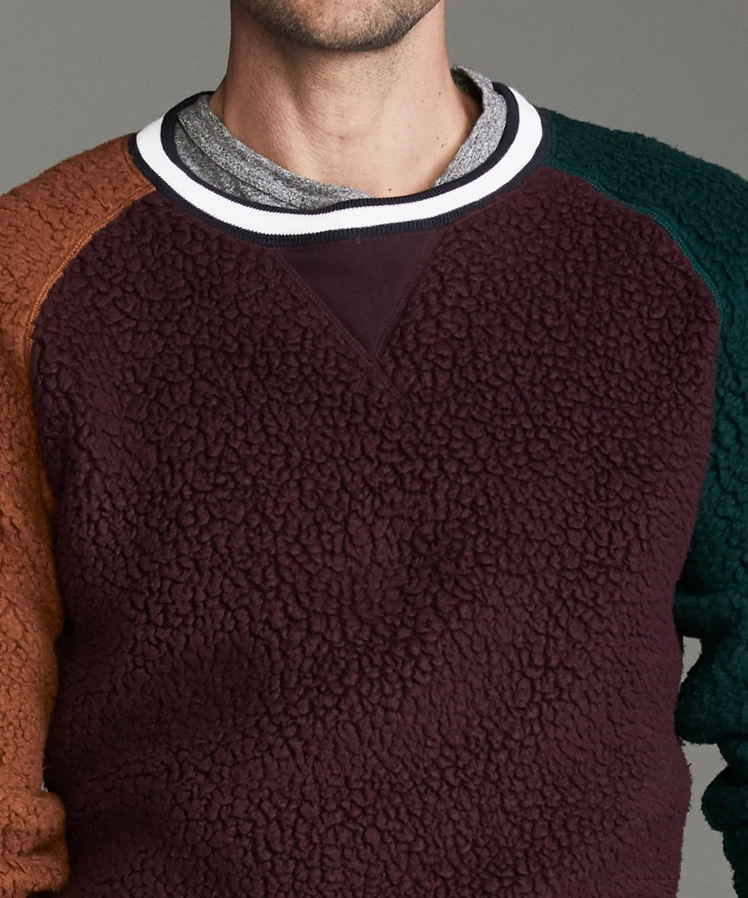 Color Block Polartec Crew