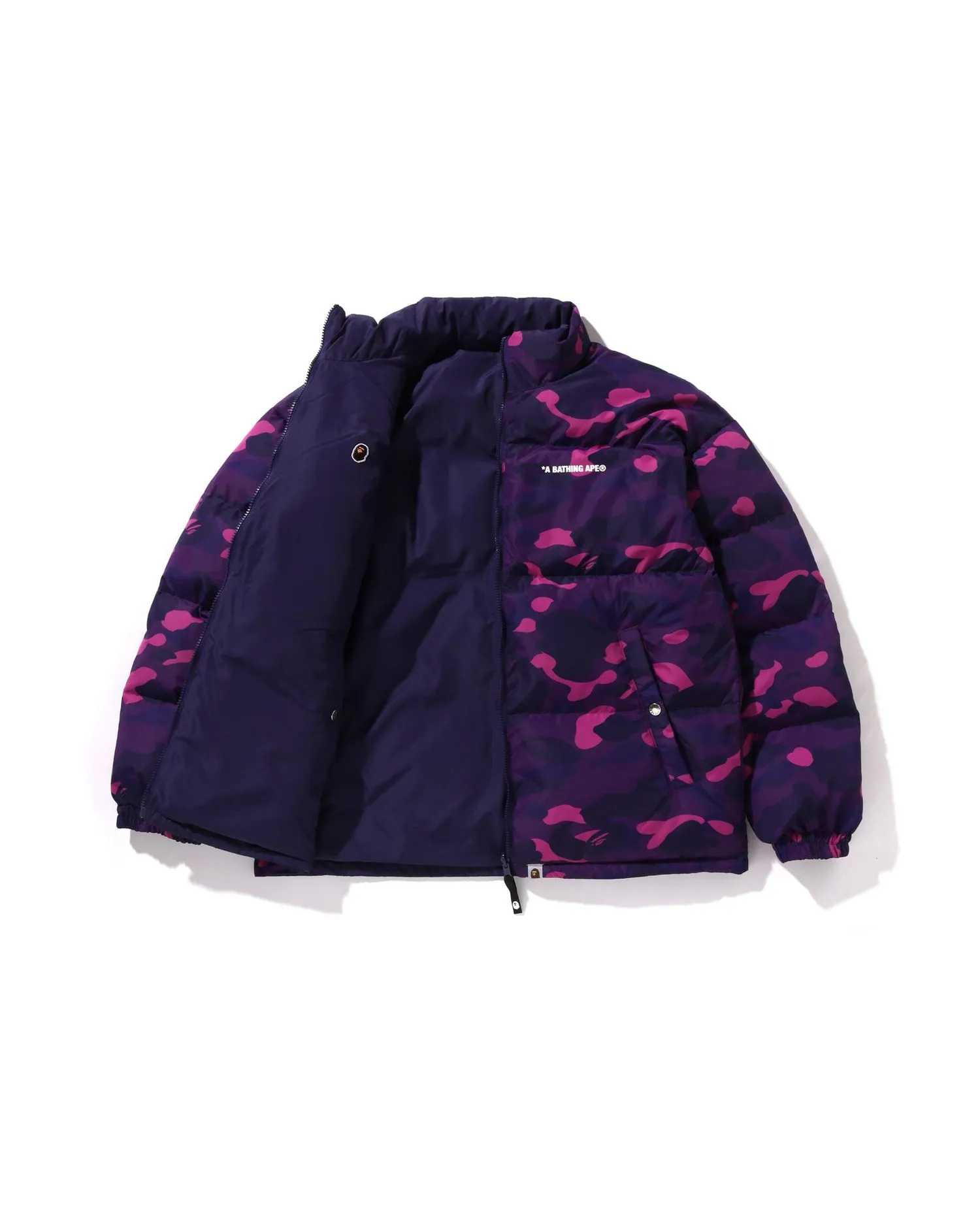 Color Camo Reversible Down Jacket