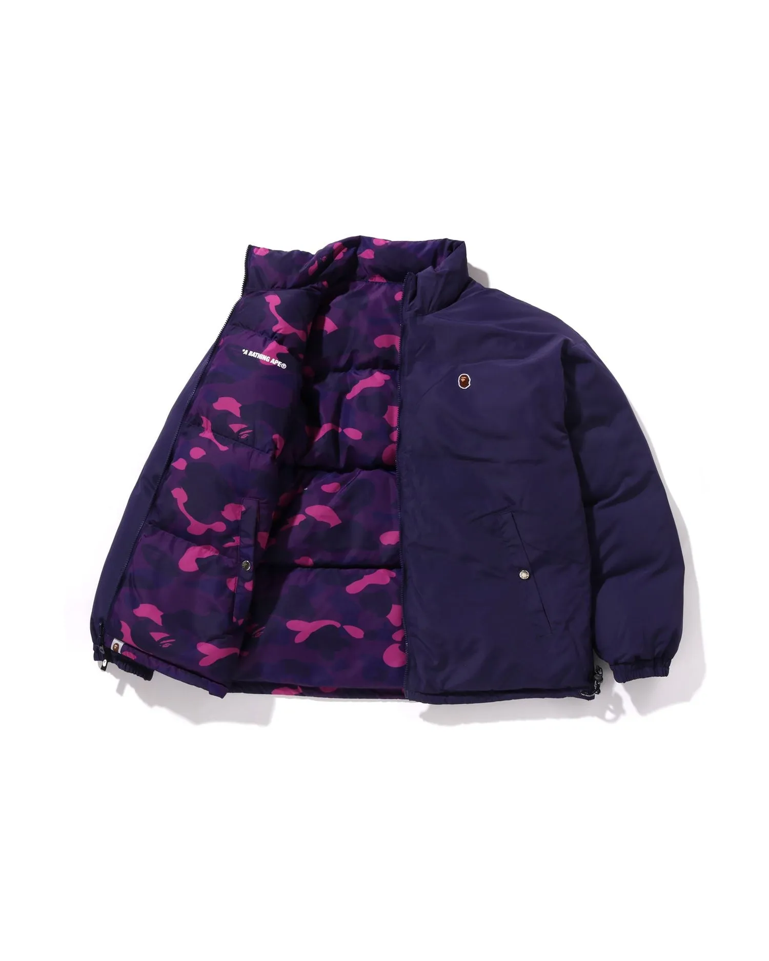 Color Camo Reversible Down Jacket