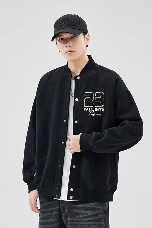 Comfortable Relaxed-Fit Men's Varsity Jacket Perfect for Everyday Wear
