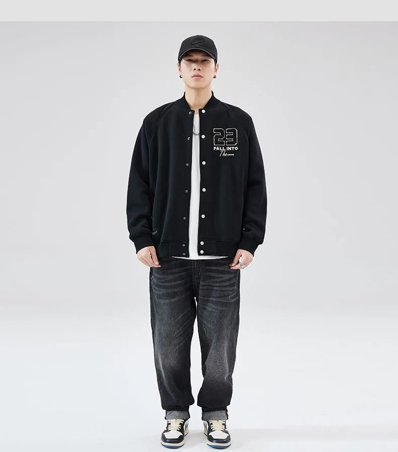 Comfortable Relaxed-Fit Men's Varsity Jacket Perfect for Everyday Wear