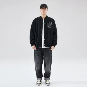 Comfortable Relaxed-Fit Men's Varsity Jacket Perfect for Everyday Wear