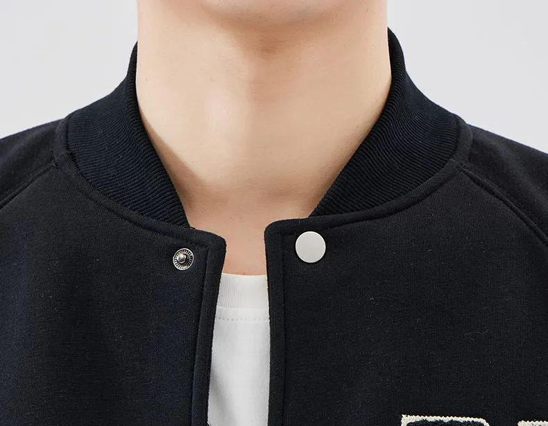 Comfortable Relaxed-Fit Men's Varsity Jacket Perfect for Everyday Wear