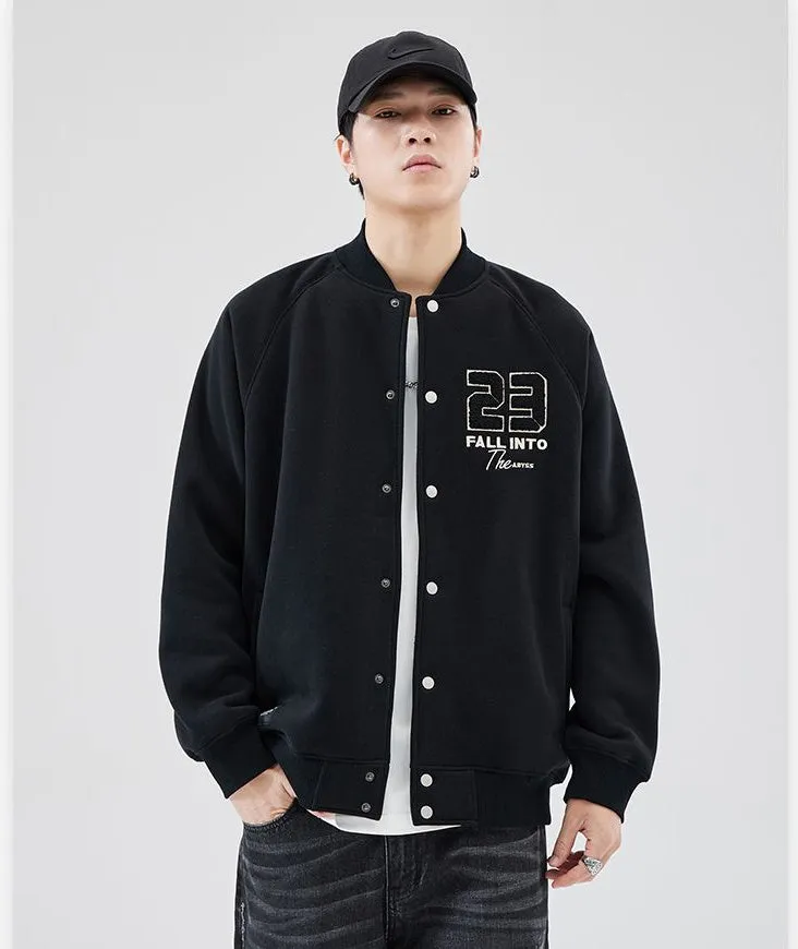 Comfortable Relaxed-Fit Men's Varsity Jacket Perfect for Everyday Wear