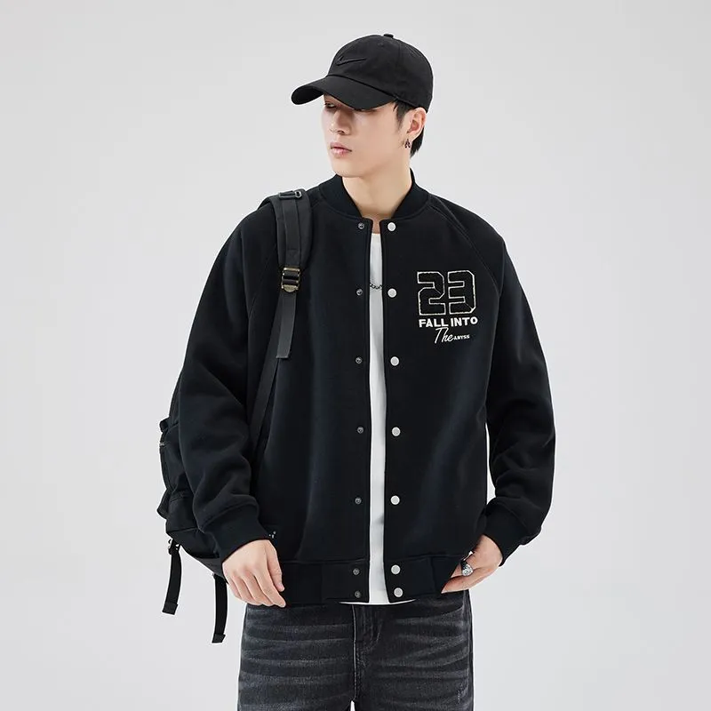 Comfortable Relaxed-Fit Men's Varsity Jacket Perfect for Everyday Wear