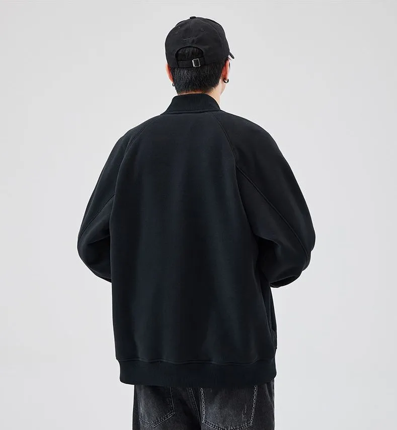 Comfortable Relaxed-Fit Men's Varsity Jacket Perfect for Everyday Wear