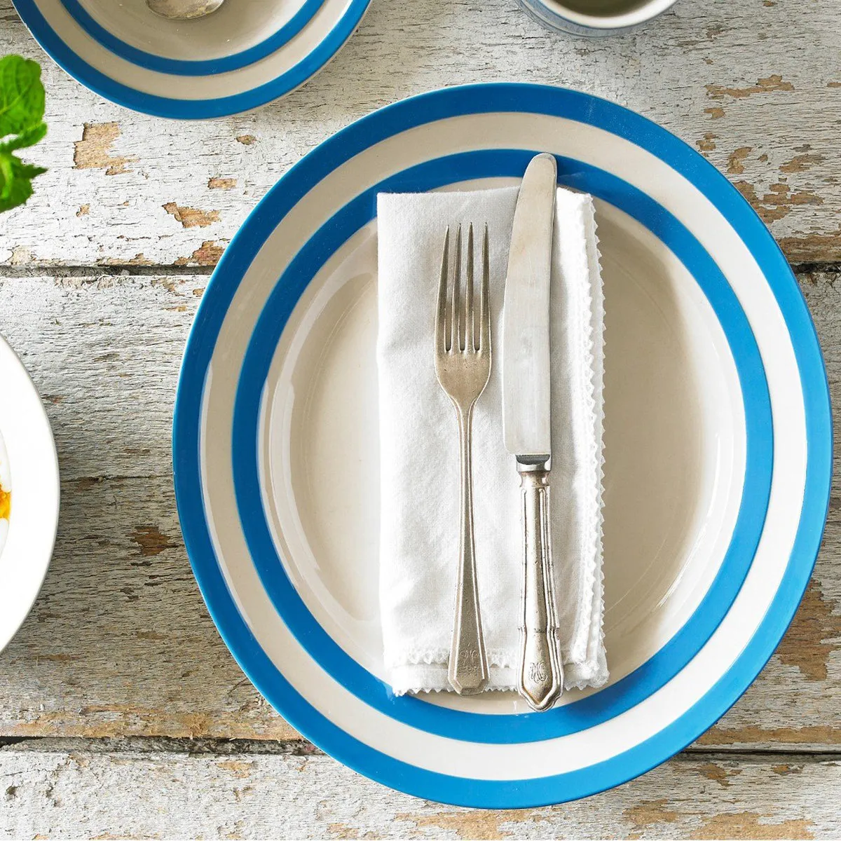 Cornishware Blue Main Plate 28cm