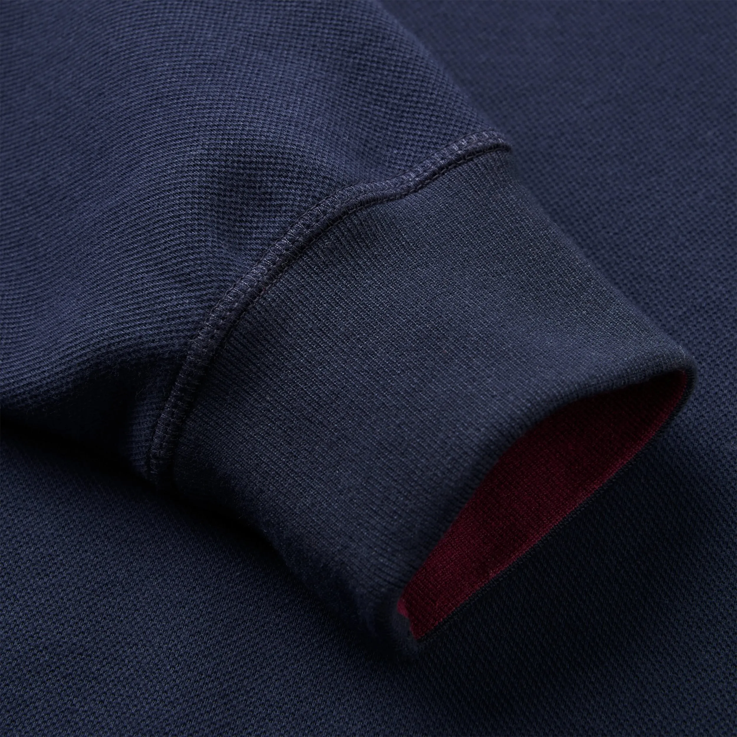 Corrigan Pique Sweatshirt - Navy