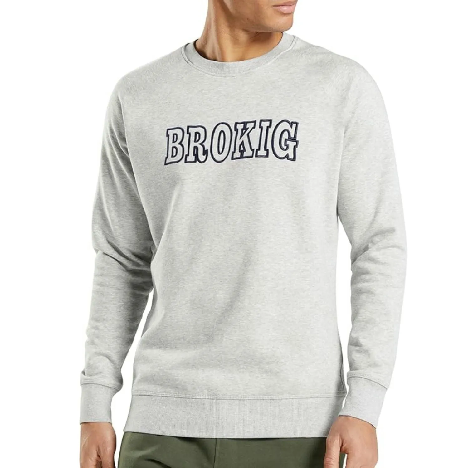 Cotton Blend Crewneck Sweatshirt