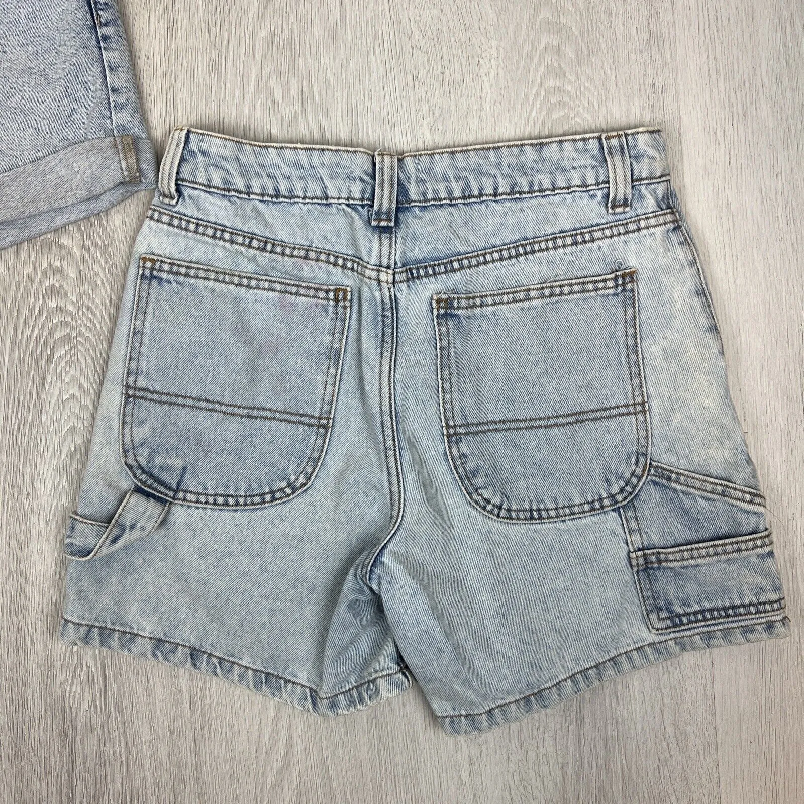 Cotton On Womens Light Wash Denim Shorts Size 8 AU (2 Pairs)