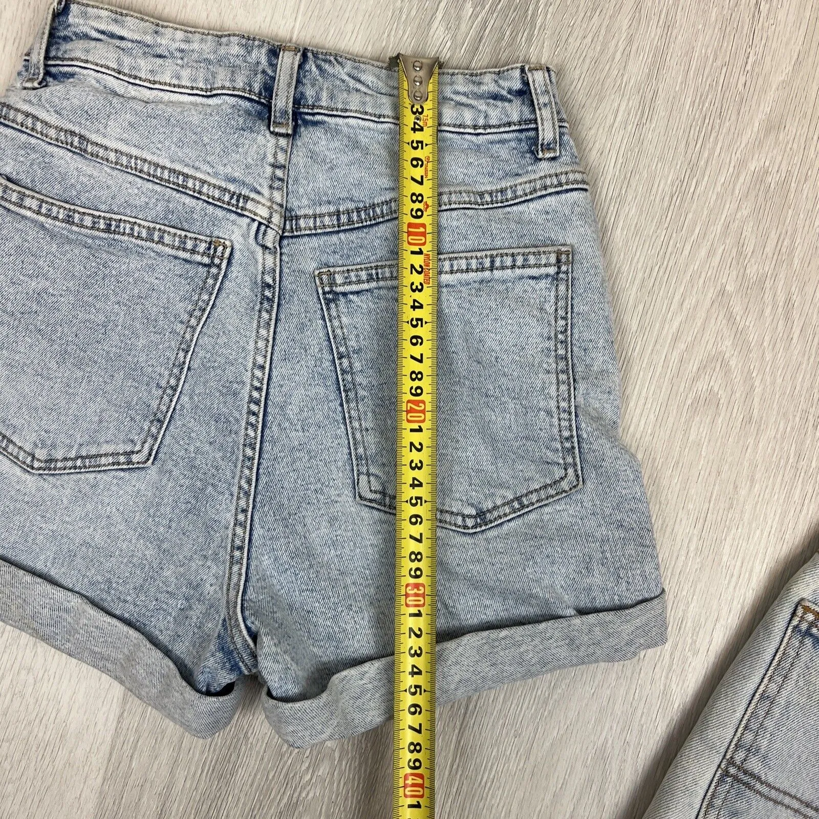 Cotton On Womens Light Wash Denim Shorts Size 8 AU (2 Pairs)