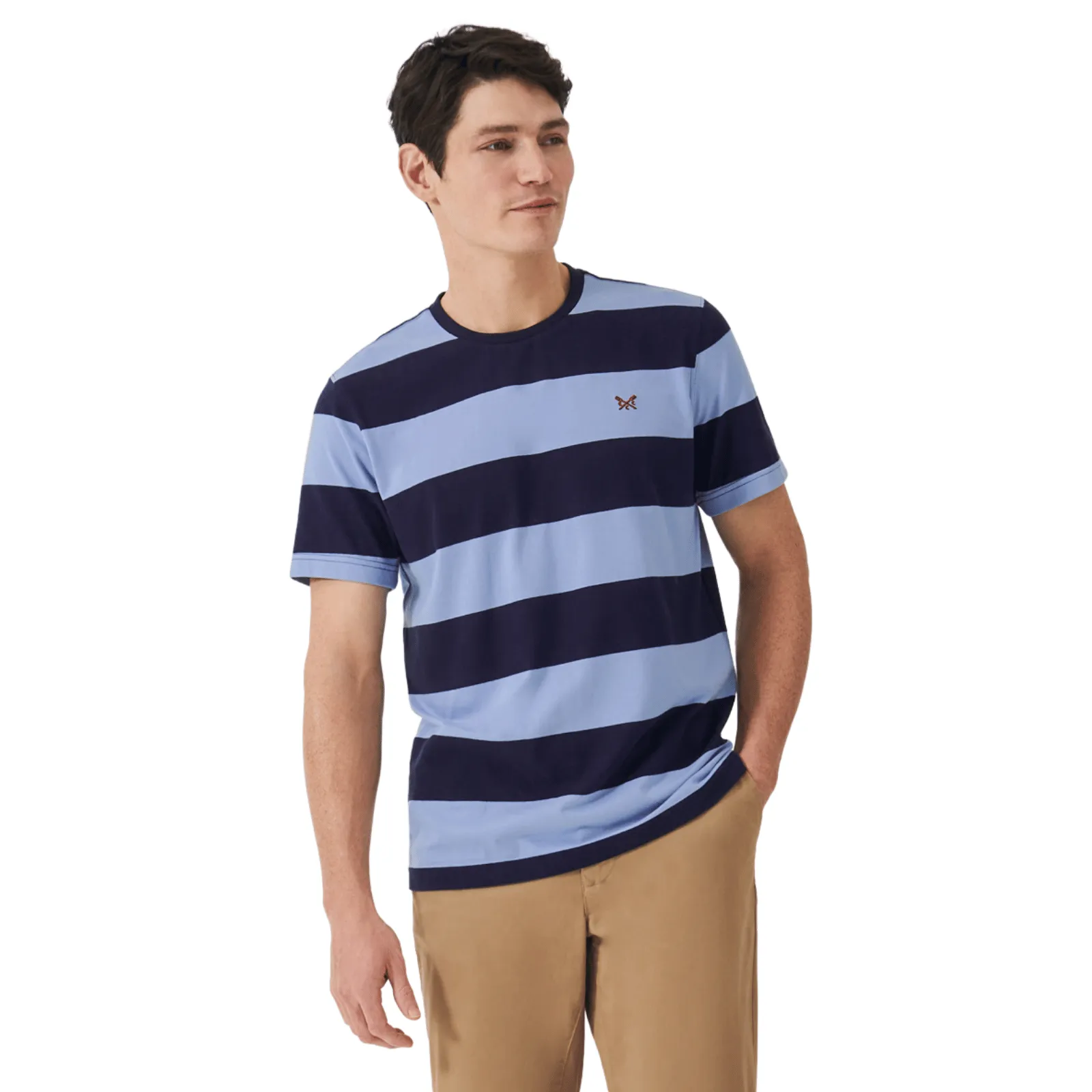 Crew Clothing Mens Newton Stripe T-Shirt