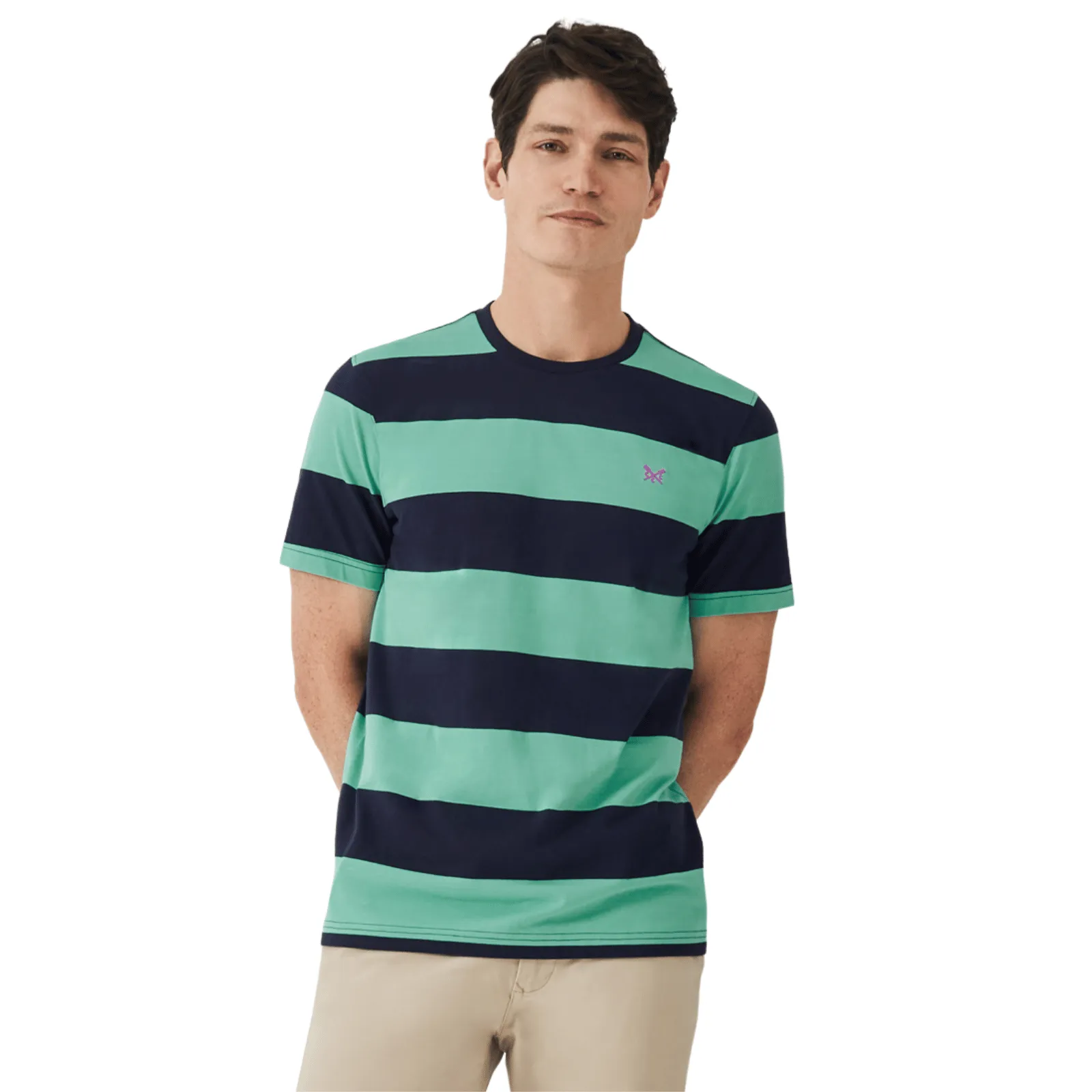 Crew Clothing Mens Newton Stripe T-Shirt