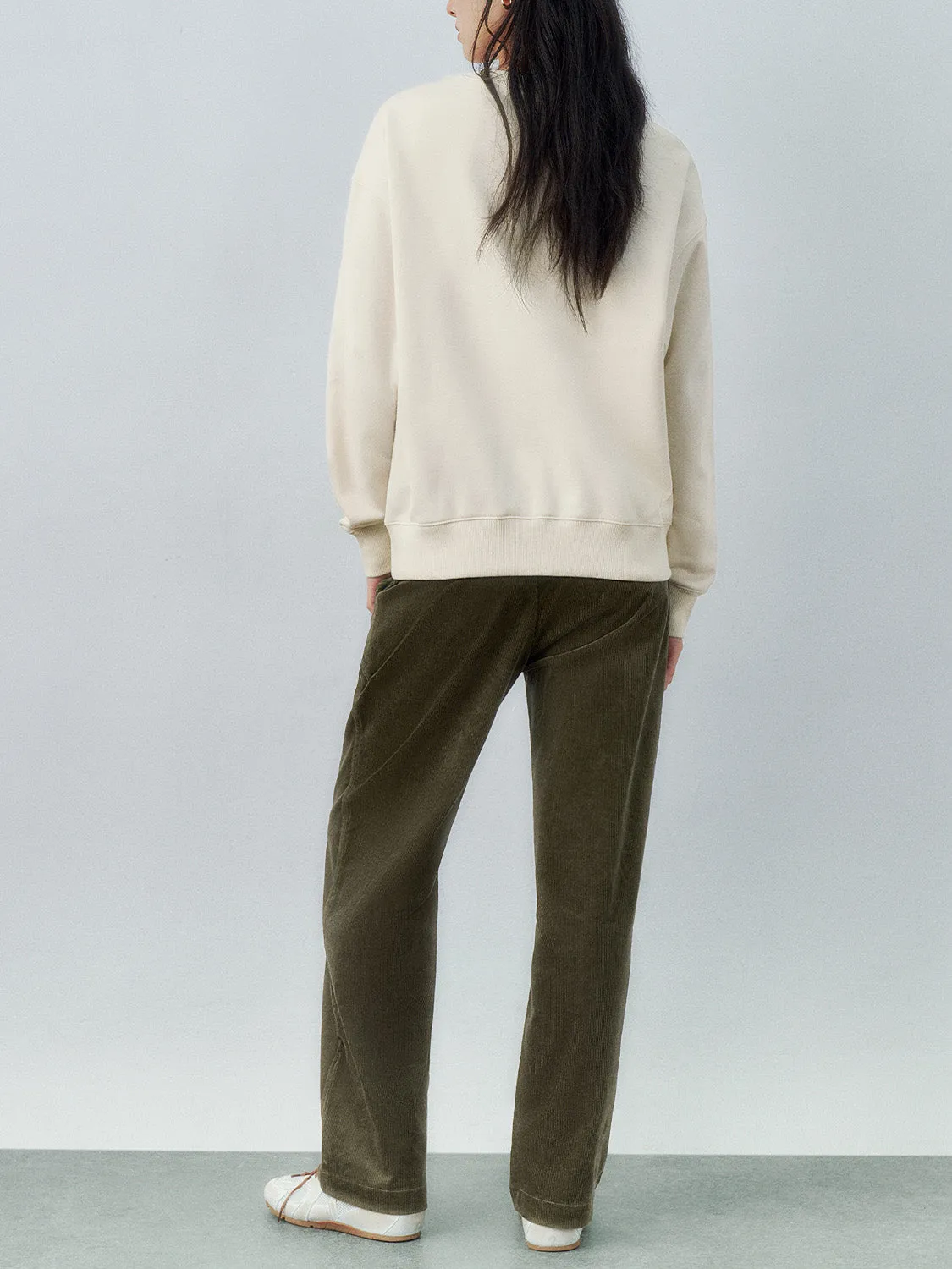 Crew Neck Loose Sweatshirts