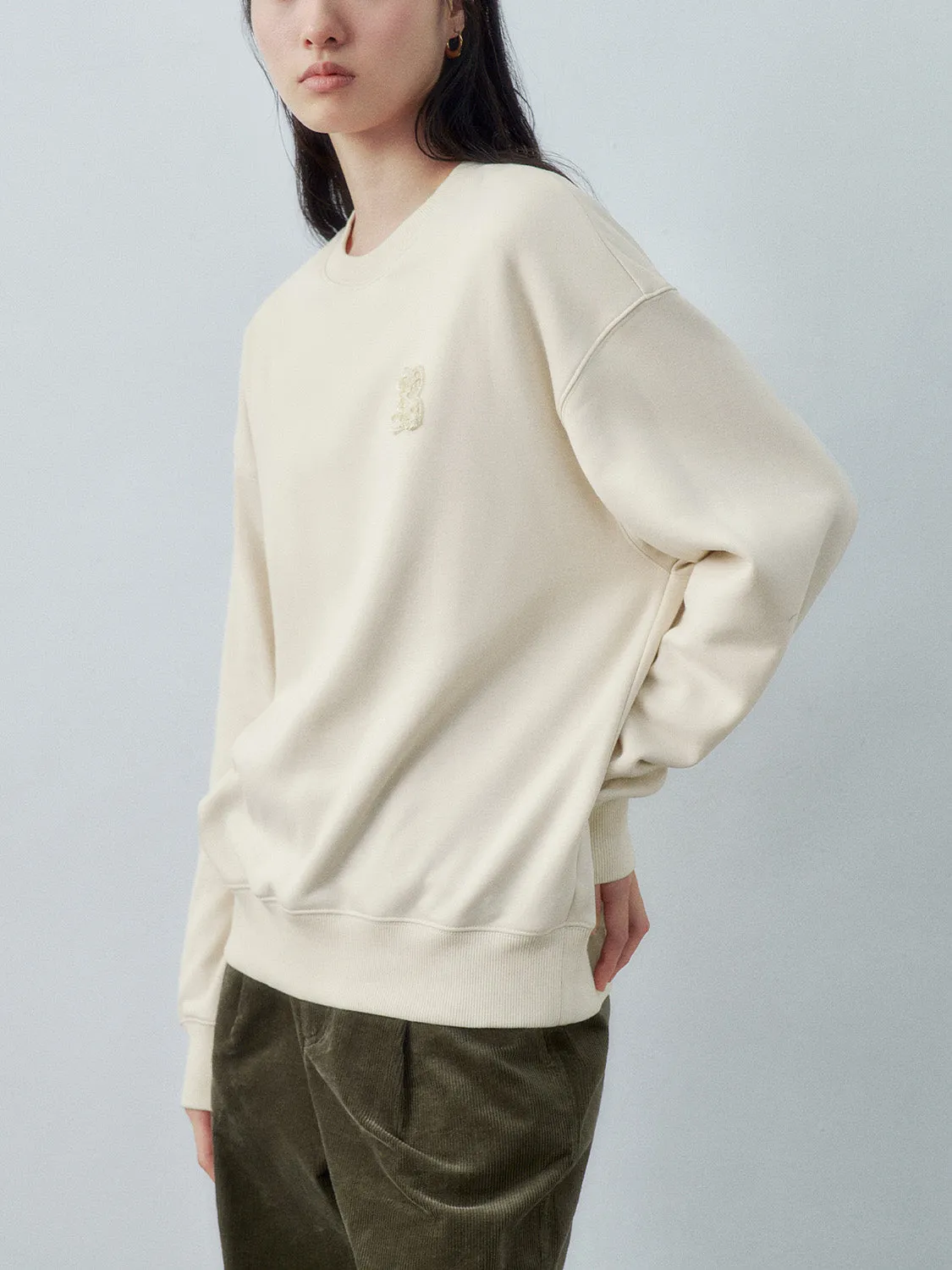 Crew Neck Loose Sweatshirts